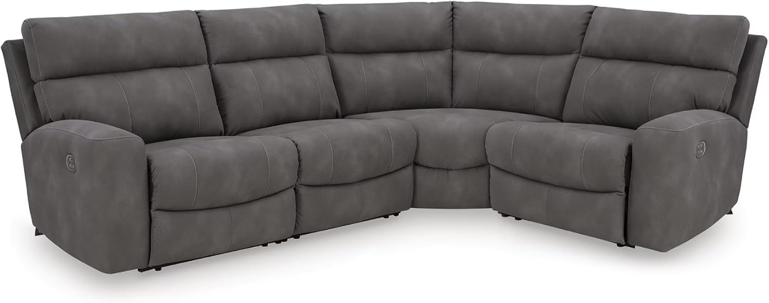 4-Piece Power Reclining Sectional — Next-Gen Durapella power reclining furniture